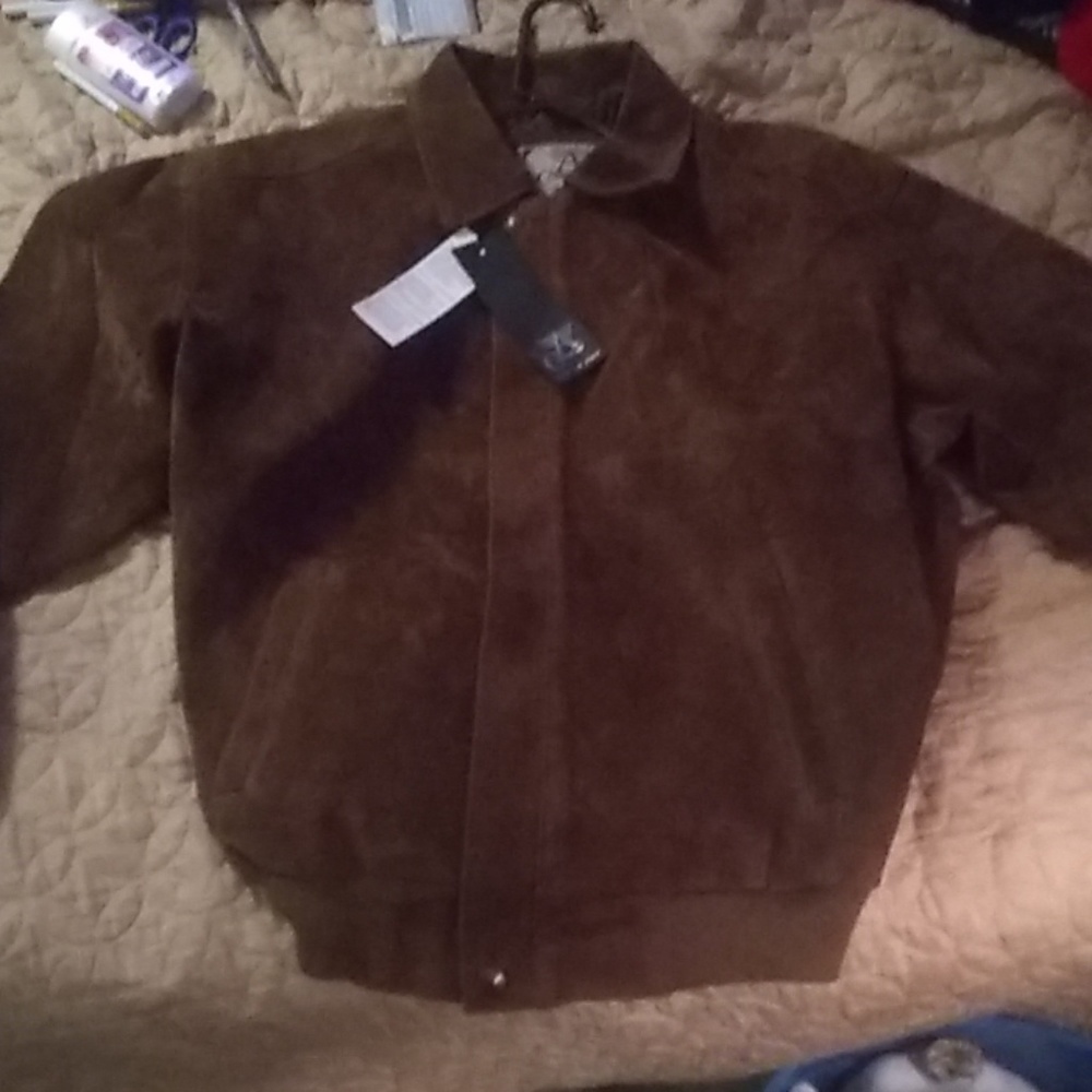 Brown suade jacket